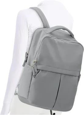 Laptop Backpack for Women Large Travel Backpack for Men Gym Work Teacher Backpack with Laptop Compartment Casual Daypack Backpacks Grey