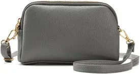 Leather Crossbody Bag for Women Messenger Sling Mobile Phone Small Size Handbag