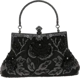 LIFEWISH Wedding Clutch Purses for Women Sequin Purse Beaded Bags