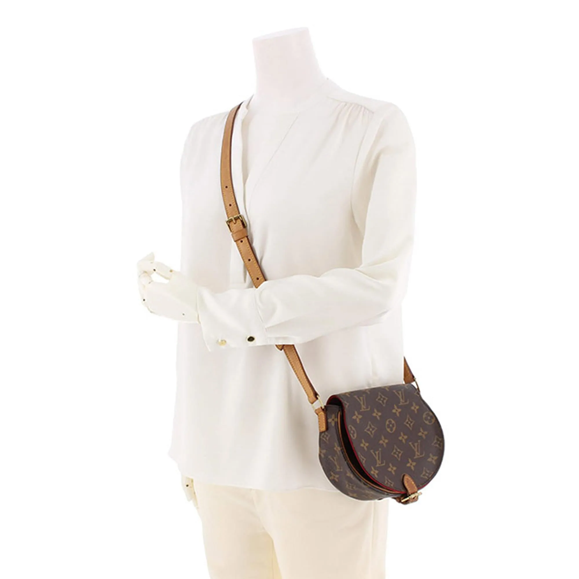 Louis Vuitton Monogram Sac Tambourine (SHG-TjENKR)