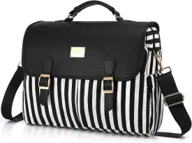 LOVEVOOK Laptop Bag for Women Large Computer Bags Cute Messenger Bag Briefcase Business Work Bags Purse, 15.6inch, Black Pro