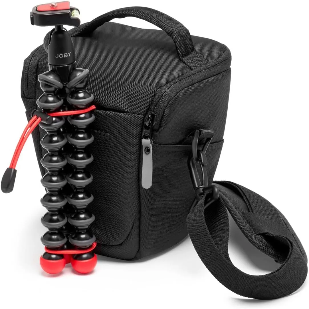 Manfrotto Advanced Holster S III, Case for Mirrorless Camera with Lens, Camera Bag with Tripod Mount and Rain Cover, Photography Accessories