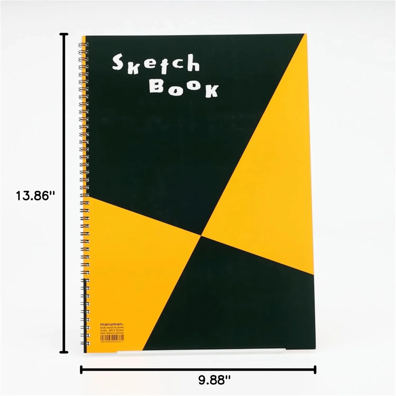 Maruman ZUAN Sketchbook 13.86 x 9.88 Inches (B4), Unruled, 24 pages (S120)