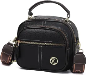 MHX Small Crossbody Bags Purses for Women, PU Leather Handbags Shoulder Bags with Adjustable Shoulder Strap