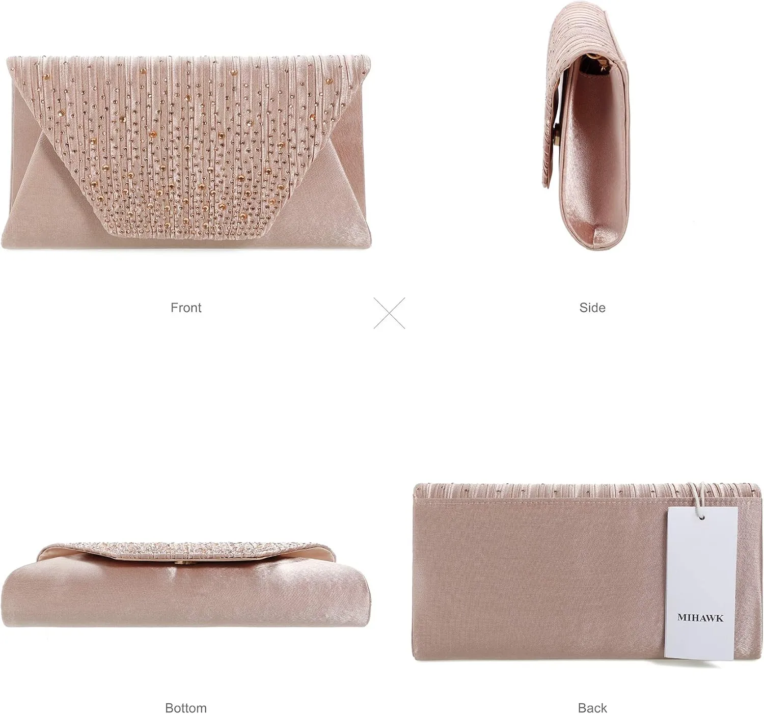 Mihawk Women's Clutch Purses and Bags - Evening Clutches and Handbags