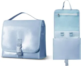 Mum's memory Large-Capacity Hanging Toiletry Bag  Water-Resistant Travel Makeup Bag with Multiple Compartments for Shampoo, Conditioner, Skincare, Makeup Brushes, and Toiletries
