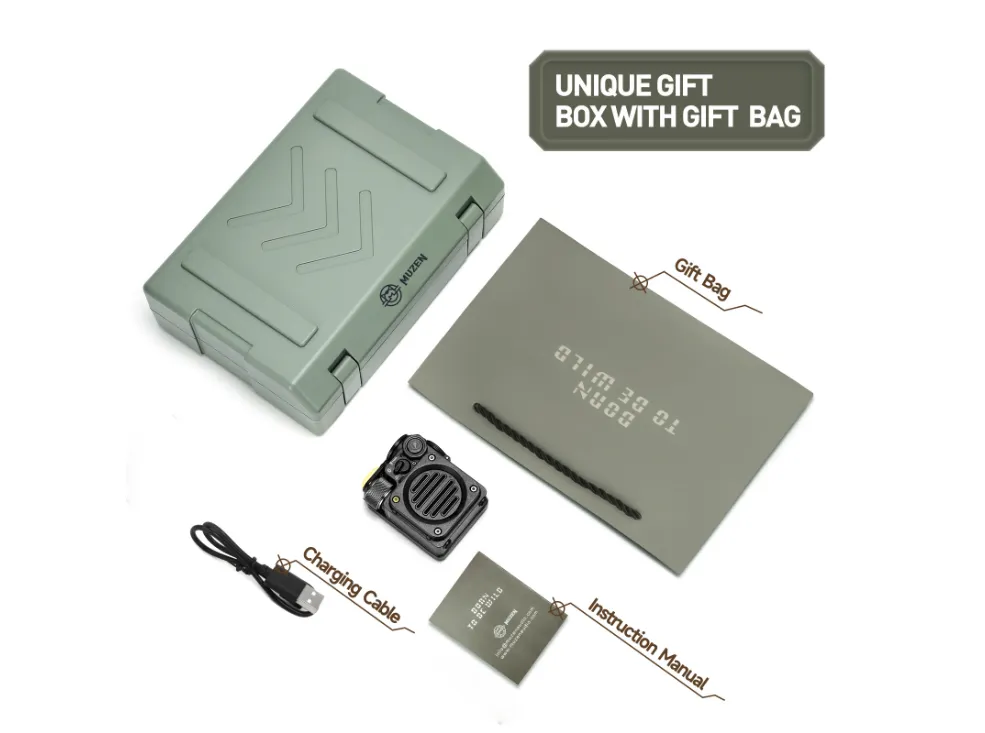 MUZEN Wild Mini Rugged Outdoor Portable Bluetooth Speaker