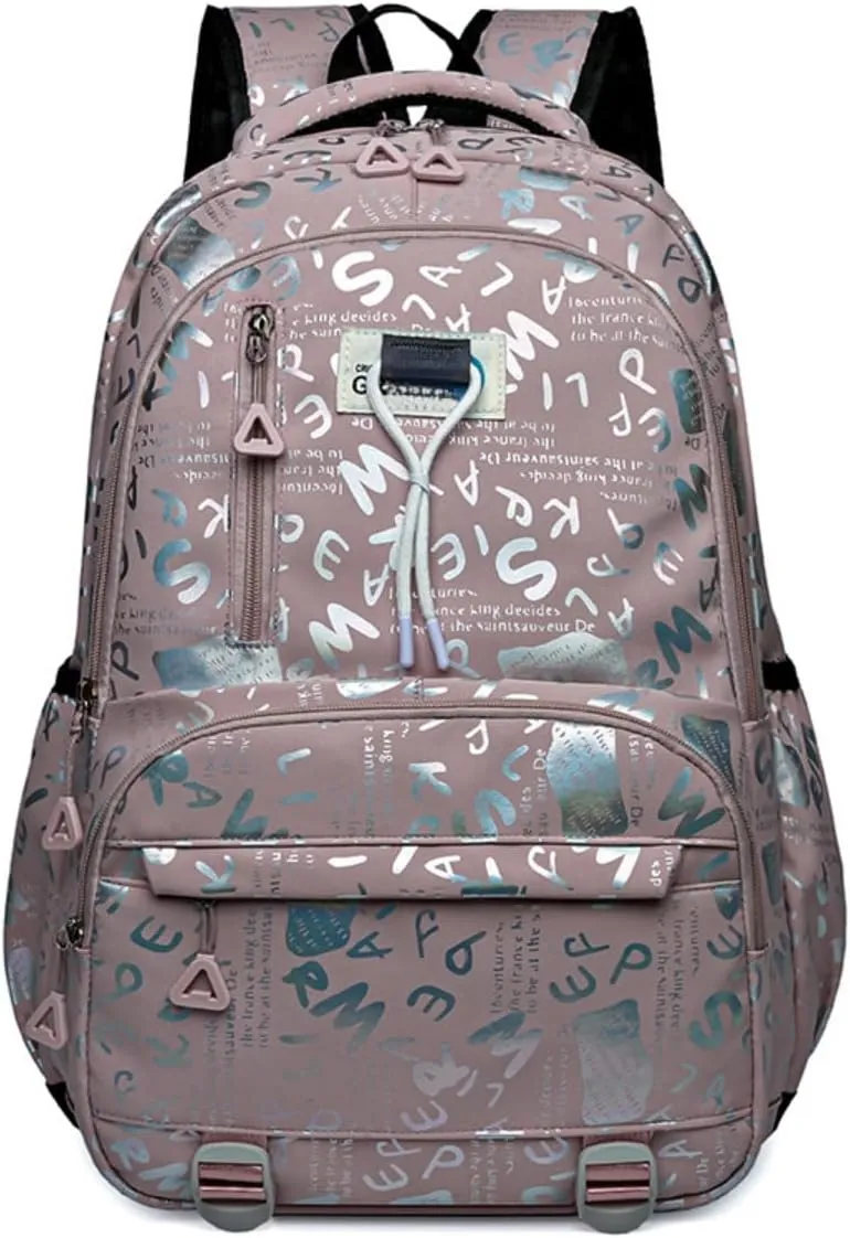 New backpack simple large capacity fashion leisure travel backpack (dark powder)