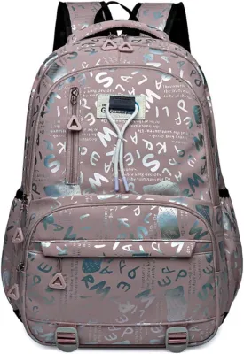 New backpack simple large capacity fashion leisure travel backpack (dark powder)