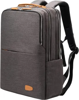 NOBLEMAN Backpack For man and women,Business Computer Backpacks,multi-compartment storage Laptop Backpack, Water-resistent 15.6 Inch Laptop Backpack with USB,for nurse,business (Grey plus)
