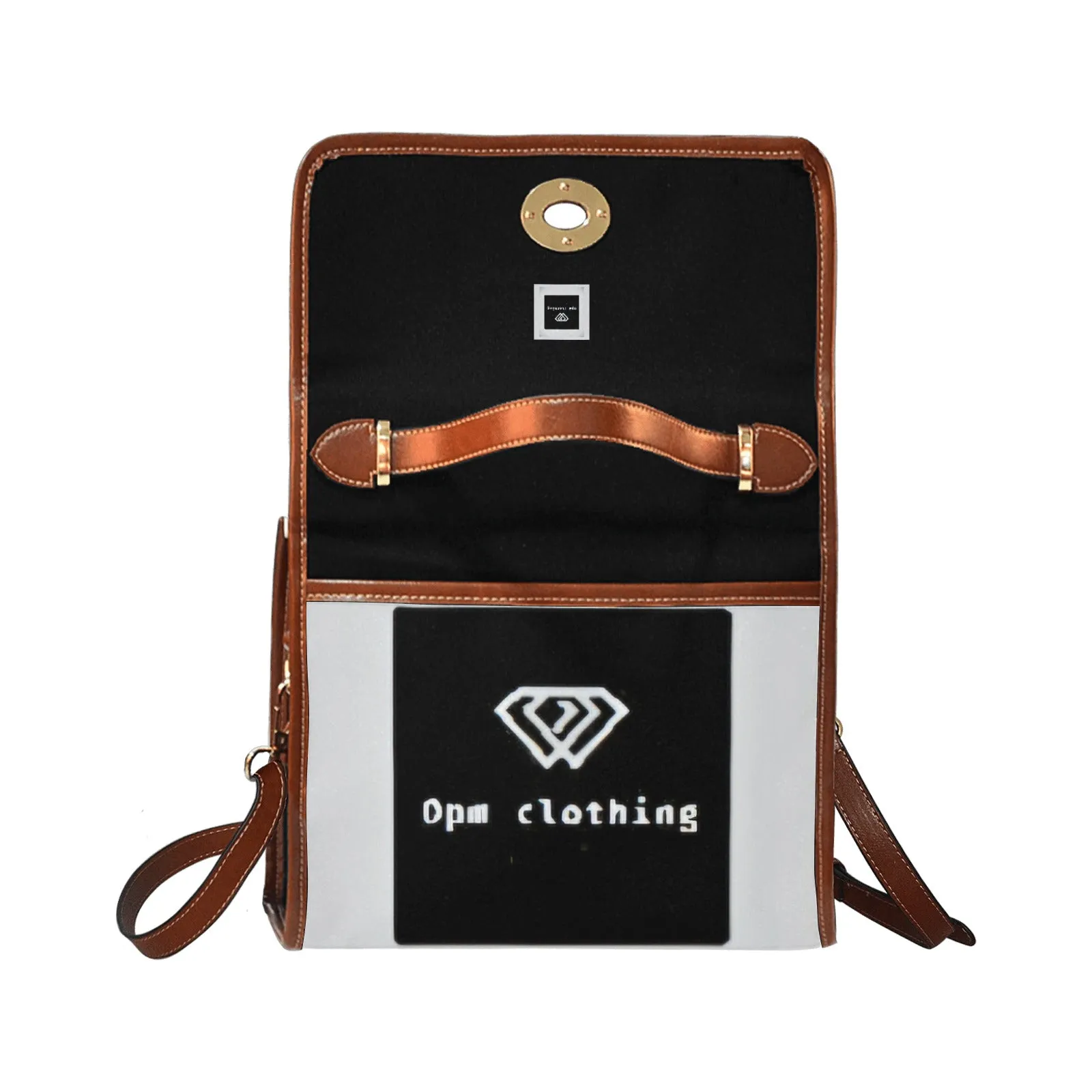 OPM BLACK INSIGNIA Waterproof Canvas Bag-Brown