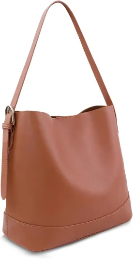 ORAD Bucket Bag,Women's Satchel Handbags Trendy,Leather Shoulder Purses for Women,Adjustable Strap