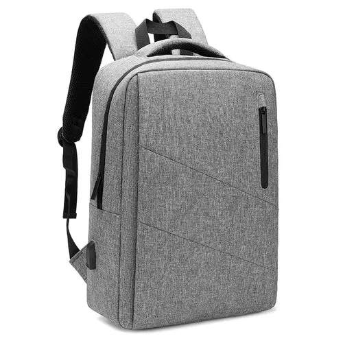 Oxford Business Backpack with USB Charging Port – Unisex, Sleek, and Functional