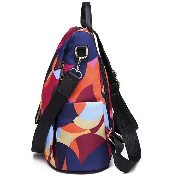 Oxford Cloth Multicolor Backpack