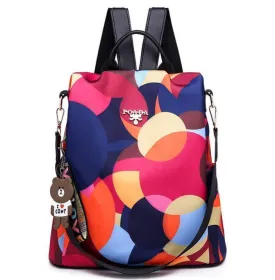 Oxford Cloth Multicolor Backpack