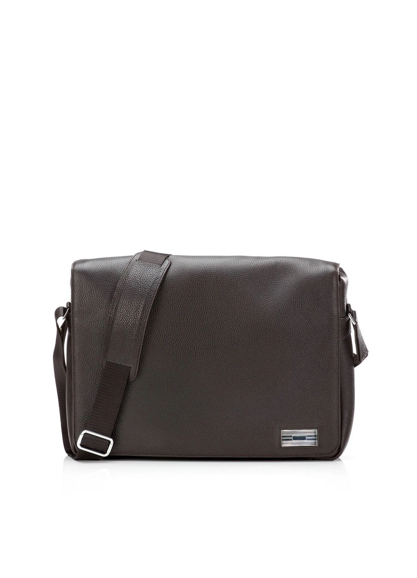 Penn Messenger Bag - Dark Brown Leather