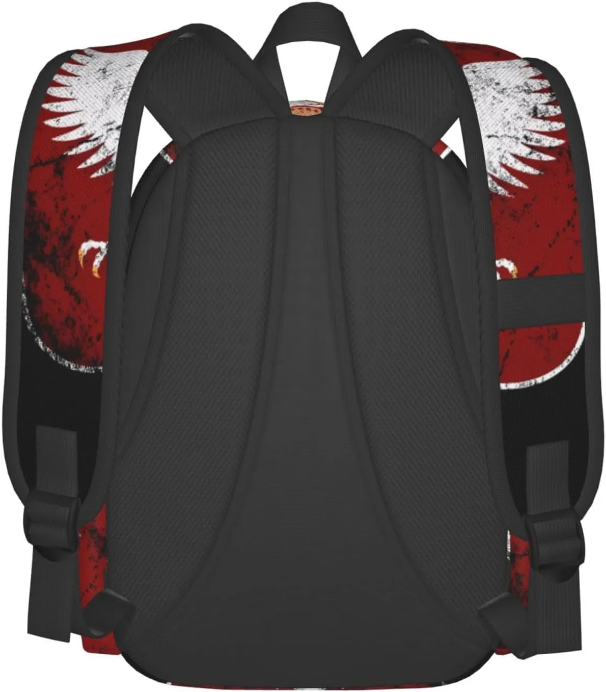 Polish Flag Poland Polska Eagle Laptop Backpack Shoulder Bag Laptop Pack Travel Backpacks Commuter Back Pack Casual Daypack Bags With Side Pockets