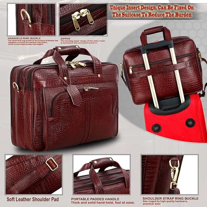 Premium Leather Office & Messenger Bag LB001