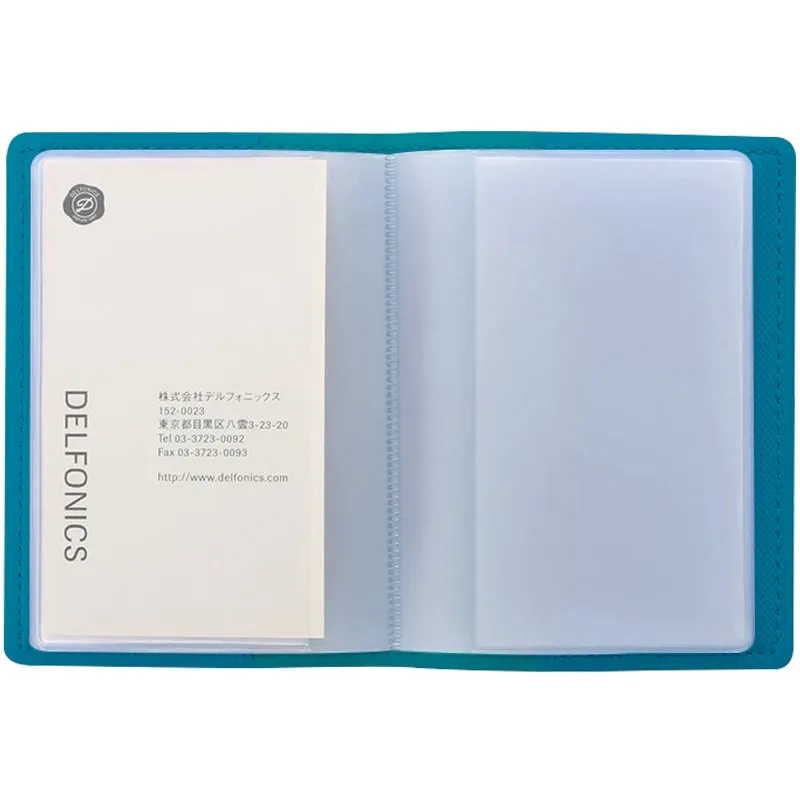 Quitterie Small Card File - Turquoise