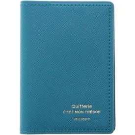 Quitterie Small Card File - Turquoise