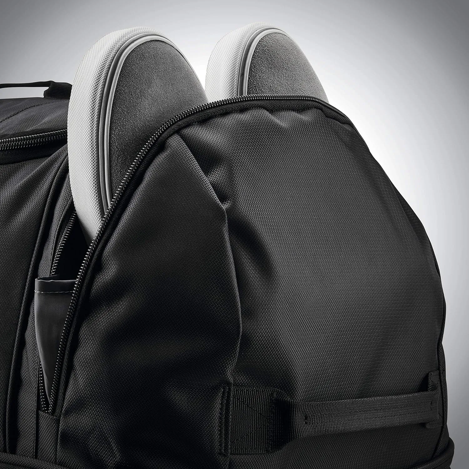 Samsonite Andante 2 Wheeled Duffel Bag  22-Inch Durable Rolling Luggage with Inline Skate Wheels, Push-Button Handle & Spacious Compartments  Travel-Friendly and Lightweight - All Black