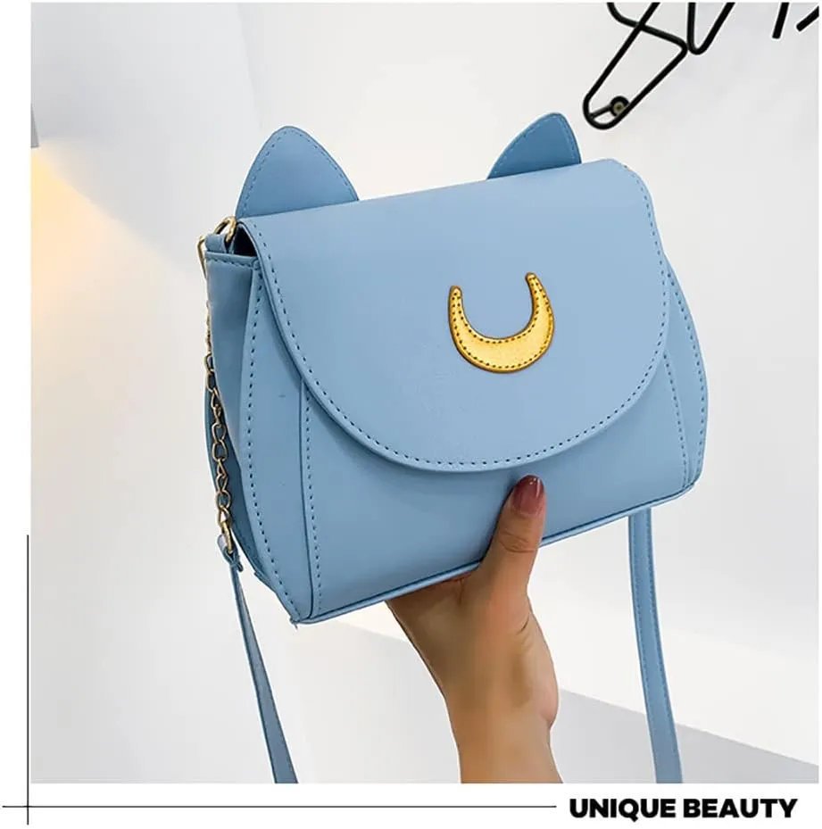 Sister Amy Cat Cross Body Handbag, Top Handle, Large Capacity Shoulder Bag for Women