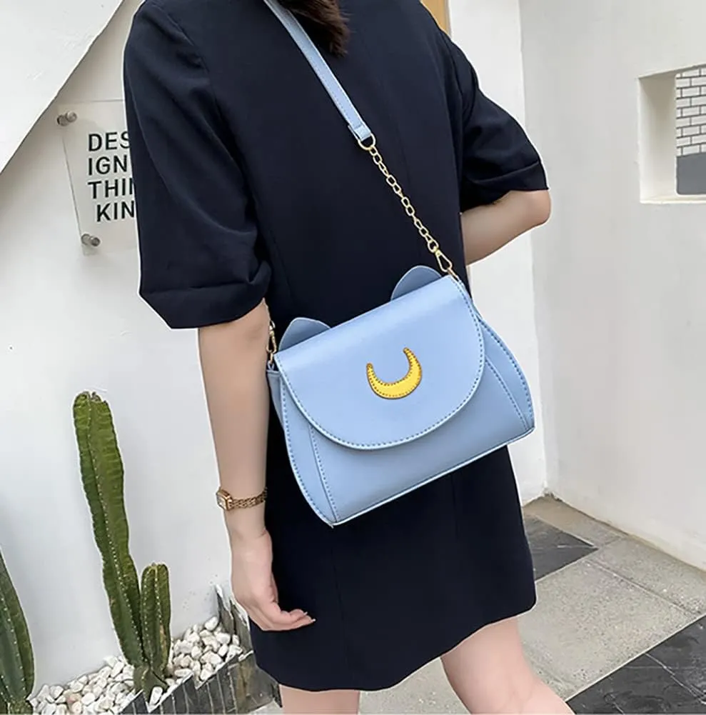 Sister Amy Cat Cross Body Handbag, Top Handle, Large Capacity Shoulder Bag for Women