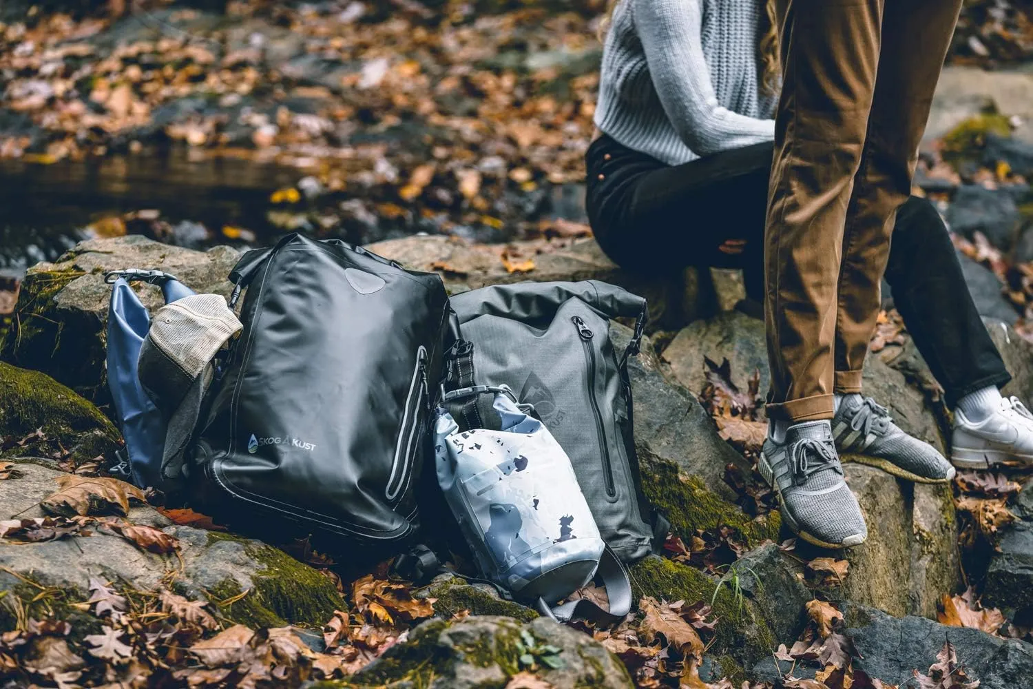 Skog  Kust DrySak - Roll Top Waterproof Bag for Travel & Outdoors - 5, 10 & 20 Liter sizes