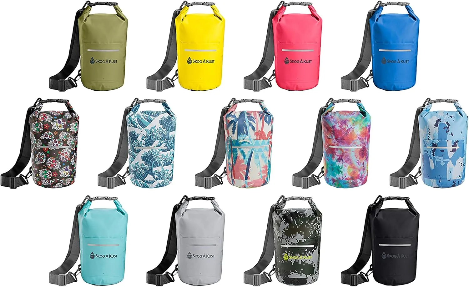 Skog  Kust DrySak - Roll Top Waterproof Bag for Travel & Outdoors - 5, 10 & 20 Liter sizes