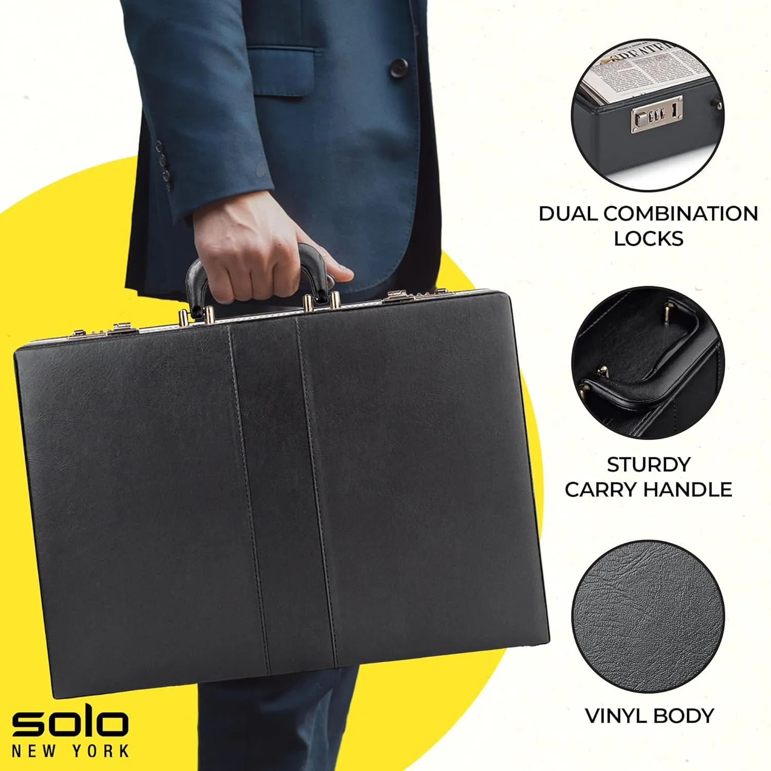 Solo New York Attache - Briefcases for Men & Women - Grand Central