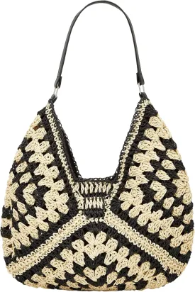 Straw Hobo Bags for Women Vintage Shoulder Bag Everything Tote Bag Designer Beach Bag Holiday Work Everyday Summer