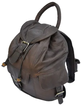 Tag Safari Leather Safari Backpack Impala Skin Kilimanjaro