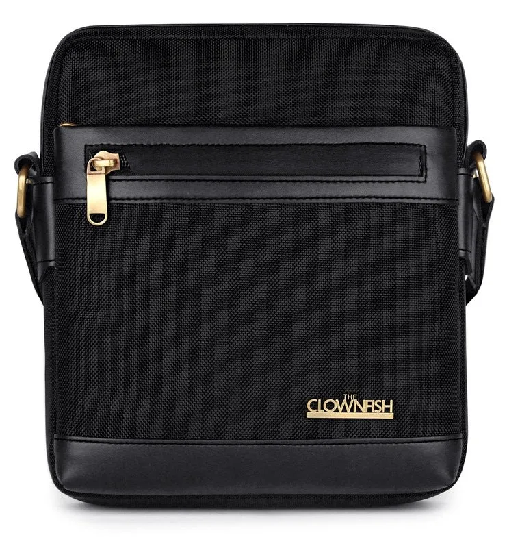 THE CLOWNFISH Emissary Series Polyester 25 cms Blue Messenger Bag