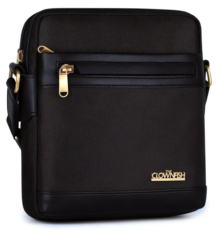 THE CLOWNFISH Emissary Series Polyester 25 cms Blue Messenger Bag