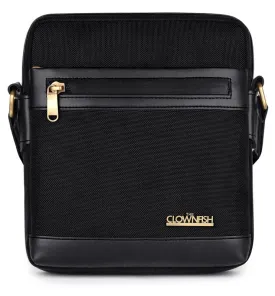 THE CLOWNFISH Emissary Series Polyester 25 cms Blue Messenger Bag