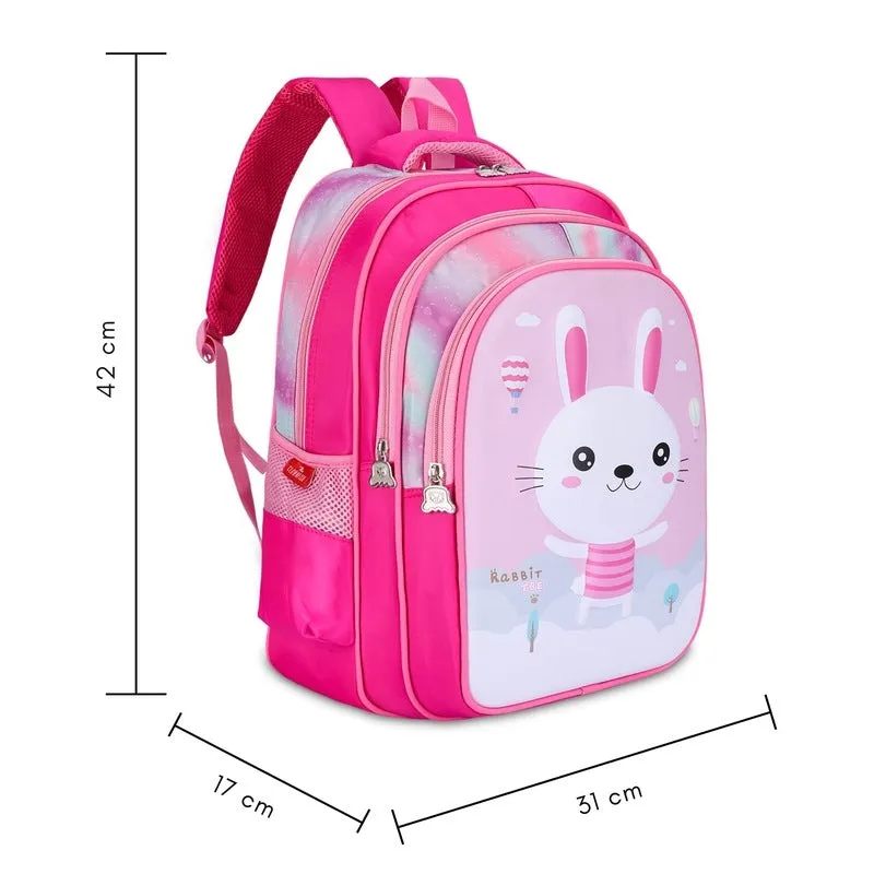 THE CLOWNFISH KidVenture Backpack - Durable, Lightweight Design | 22 Litres | Blush Pink
