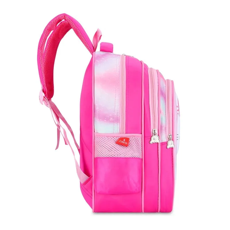 THE CLOWNFISH KidVenture Backpack - Durable, Lightweight Design | 22 Litres | Blush Pink