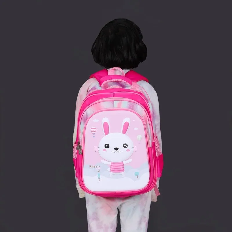 THE CLOWNFISH KidVenture Backpack - Durable, Lightweight Design | 22 Litres | Blush Pink