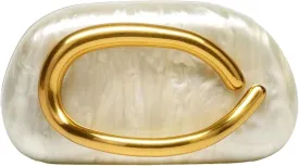 Vintage Handle Evening Clutch PU Handheld Purse Chain Shoulder Box Crossbody Elegant Mini Party Bag
