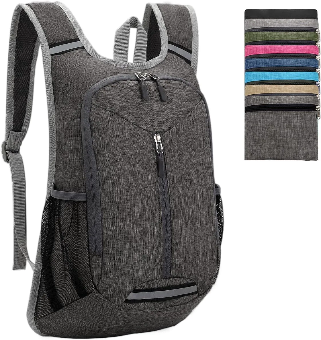 WEREWOLVES 15L Small Hiking Backpack, Travel Lightweight Foldable Packable Casual Outdoor Daypack
