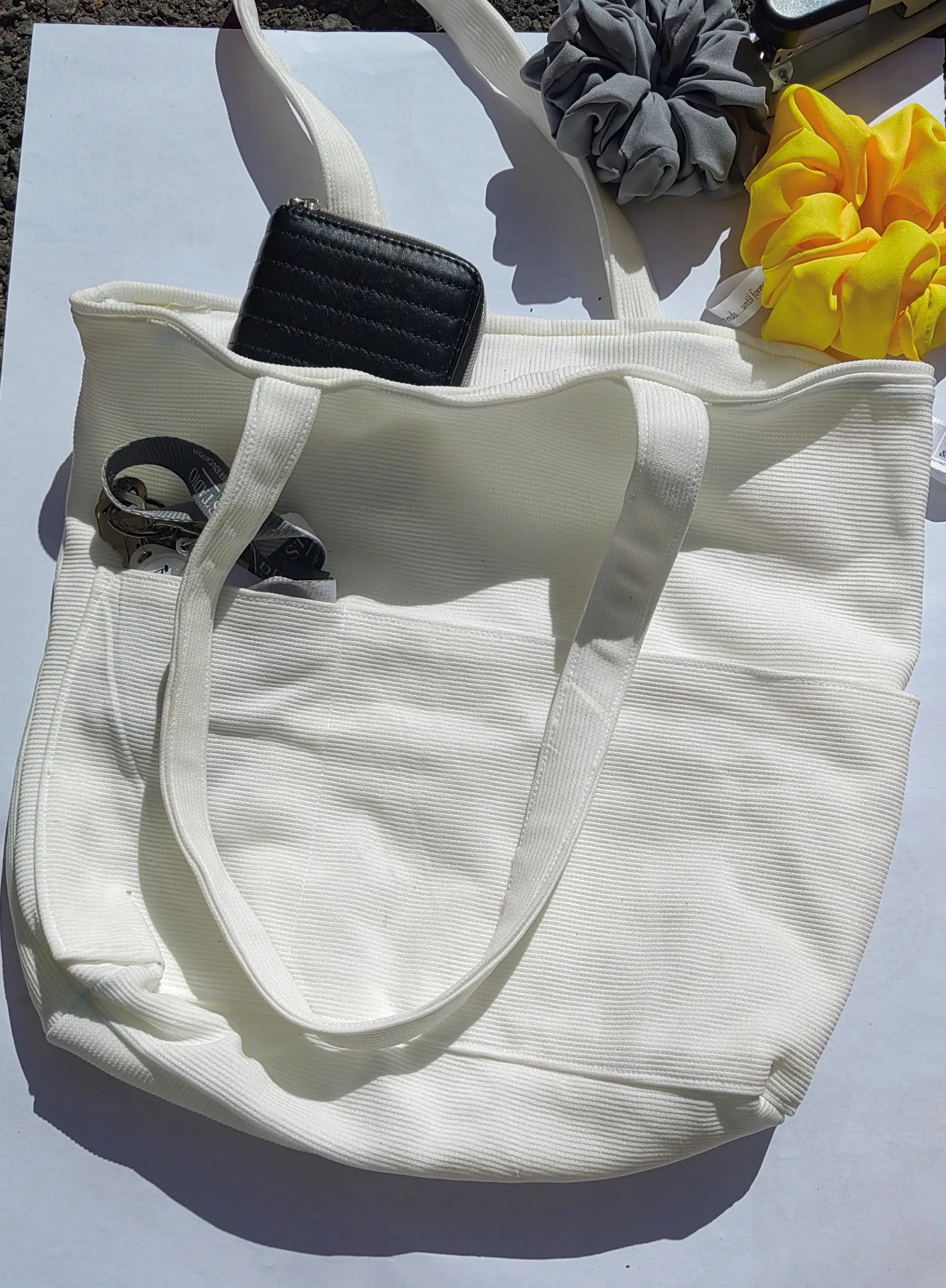 White Tote Bag