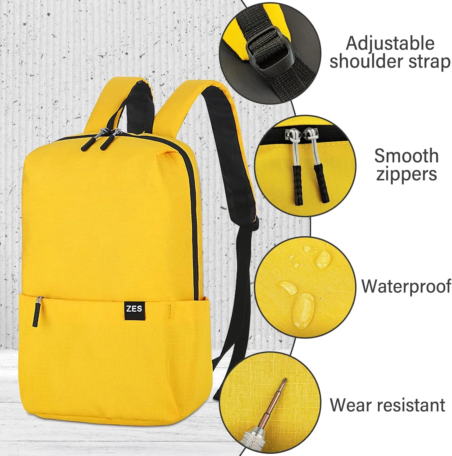 Womens Backpack, Oxford Fabric Travel Backpack Hiking Backpack for Men and Women, Casual Daypack Backpacks (black)