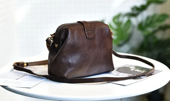 YAAGLE Women Vintage Vegetable Soft Tanned Leather Shoulder Bags YG291